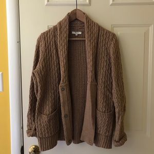 Madewell double breasted chunky sweater cardigan
